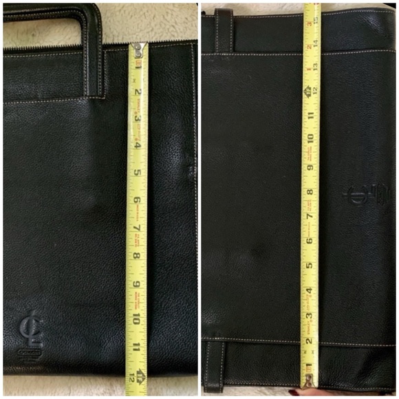 👑✅PRICE FIRM✅ COACH Black Leather Business Briefcase - Picture 15 of 17